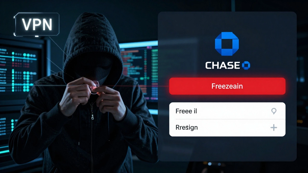 A cyberattack attempt blocked in real time by an AI fraud detection system.