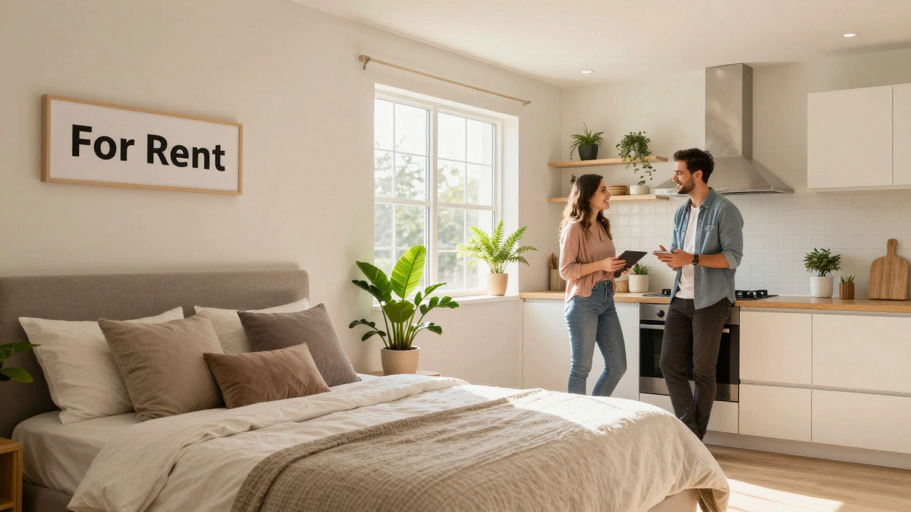 Modern home interior showing a rented room for house hacking